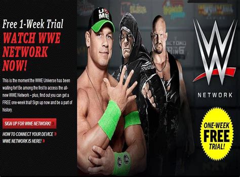 free trial wwe network uk